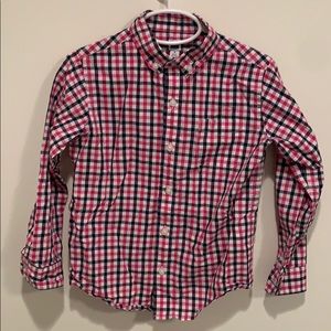 Boy’s Janie and Jack Gingham buttondown